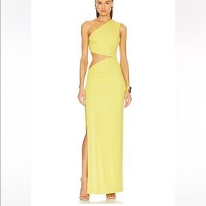 Michael Costello x Revolve Decker Maxi Dress - lime
